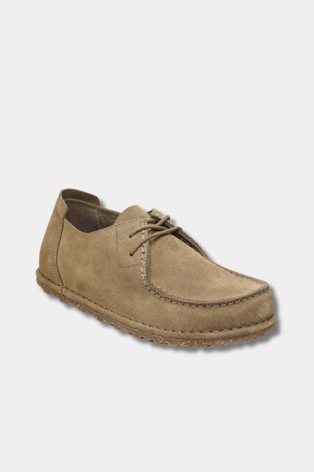 Utti Lace Suede Leather- Gray Taupe