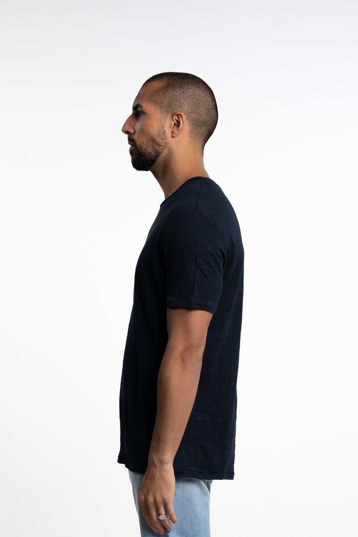 Coma Linen Tee JL Navy