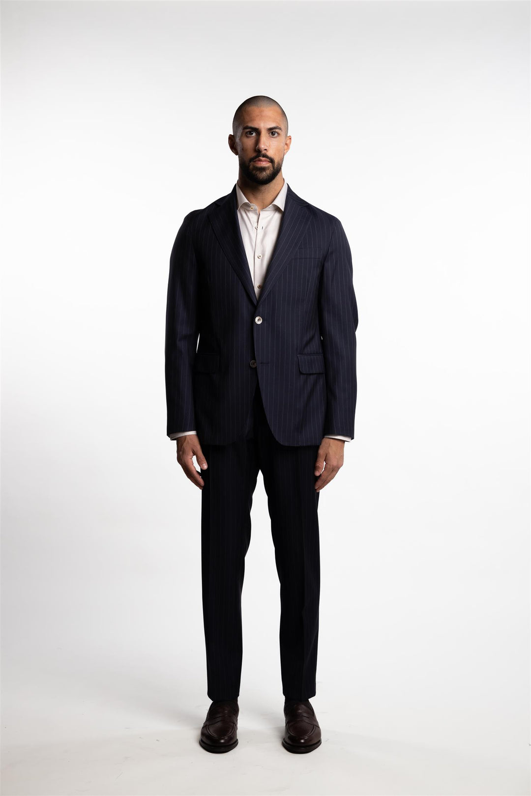 New Sienna Wool Blazer Navy Pinstripe