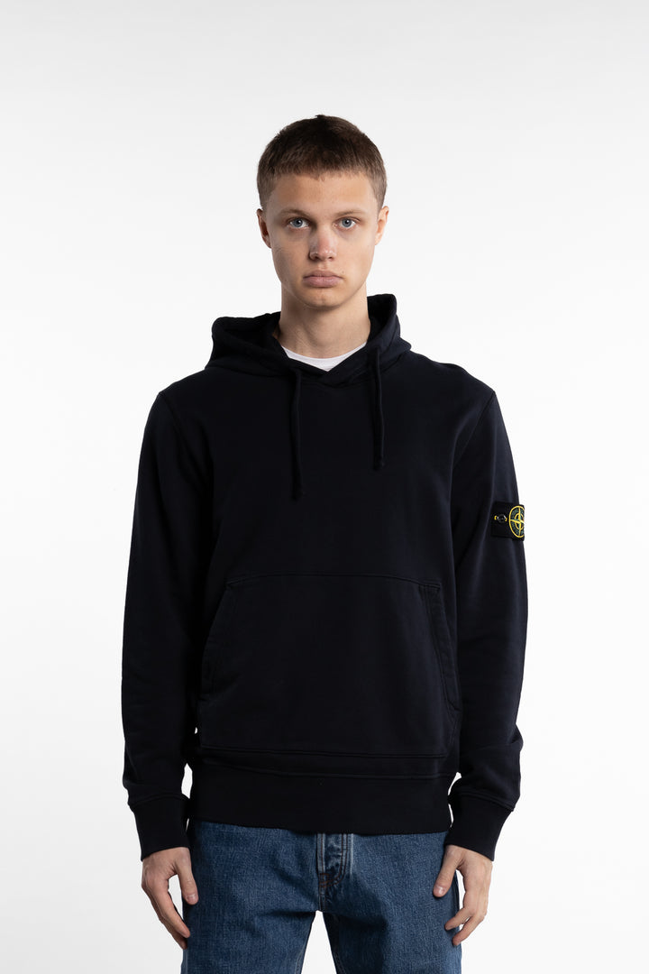 Garment Dyed Hooded Sweatshirt Navy