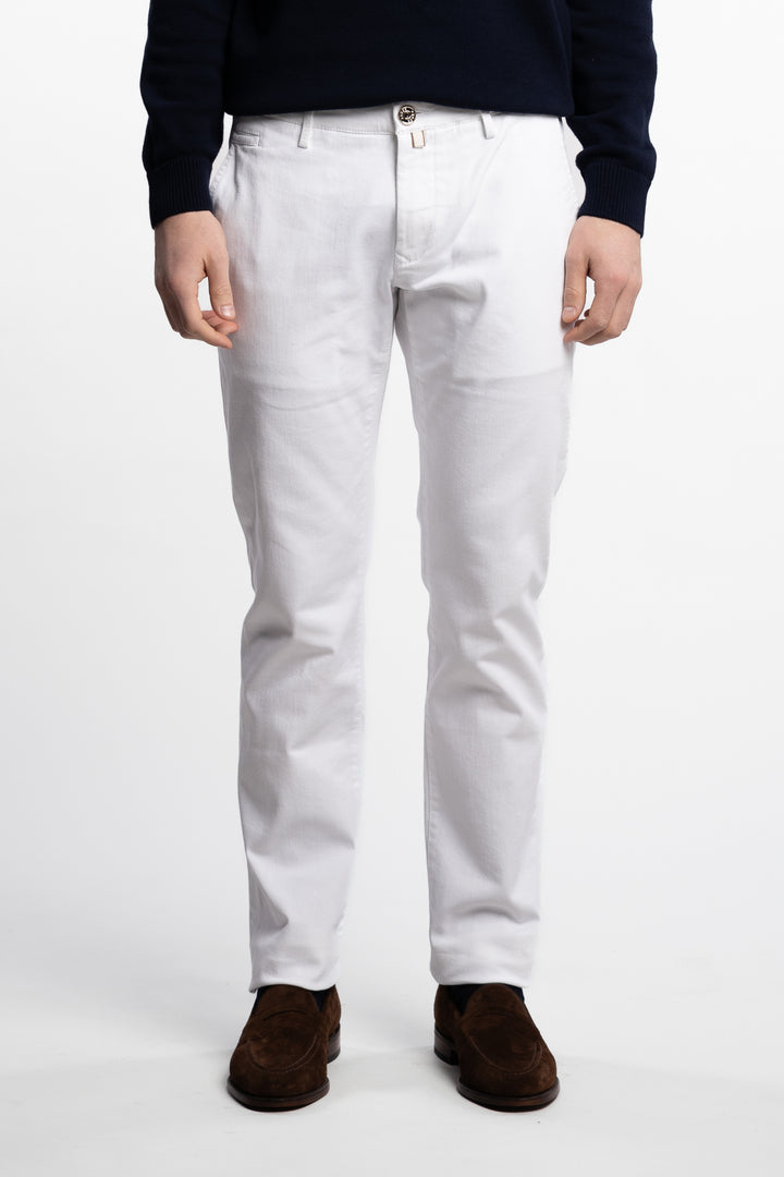 Bobby Slim Fit Stretch Cotton Bull Chinos Wood