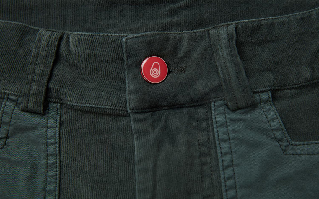 Blocked Corduroy Shorts Aurora Green