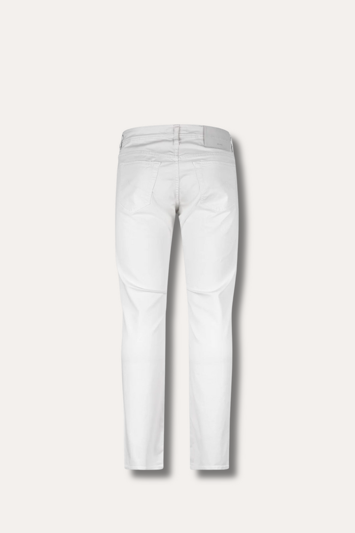 Nick Slim Fit Trousers Off-White