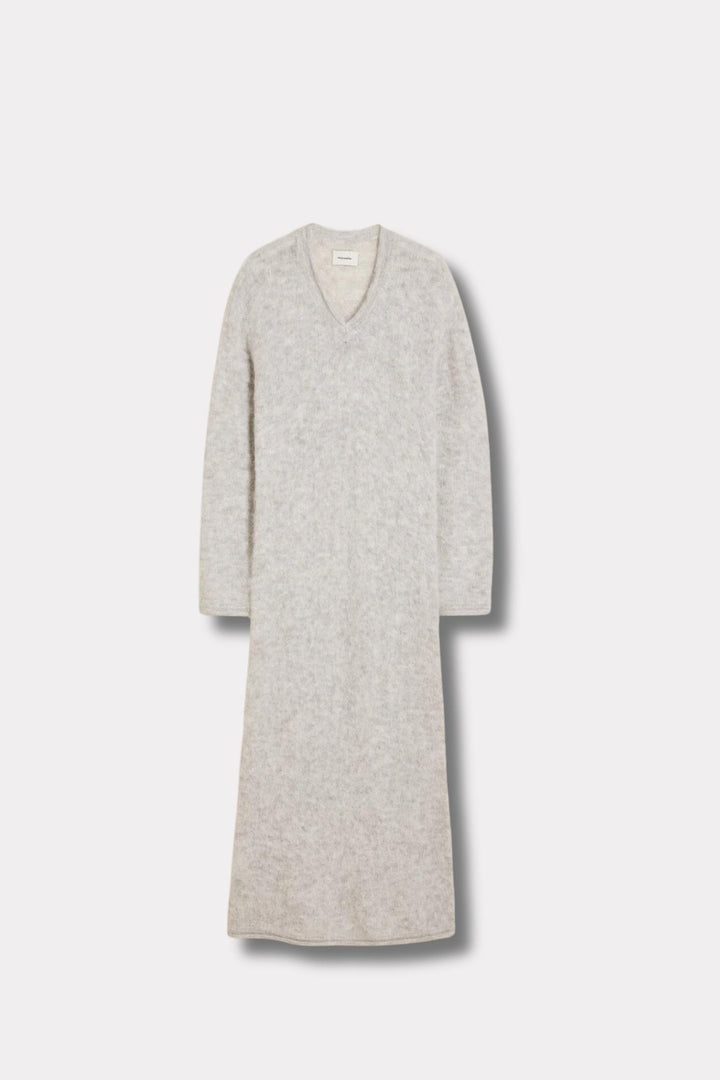 Tine Light LS Dress- Lt. Grey