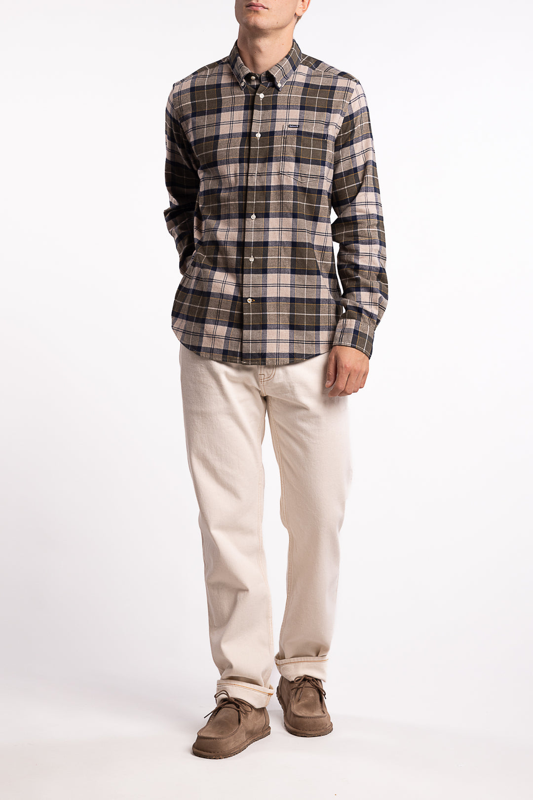 Fortrose Tailored Long-Sleeved Shirt Forest Mist