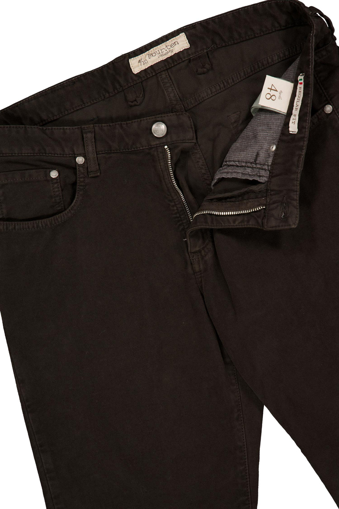 5-Pocket Moleskin Trousers Brown