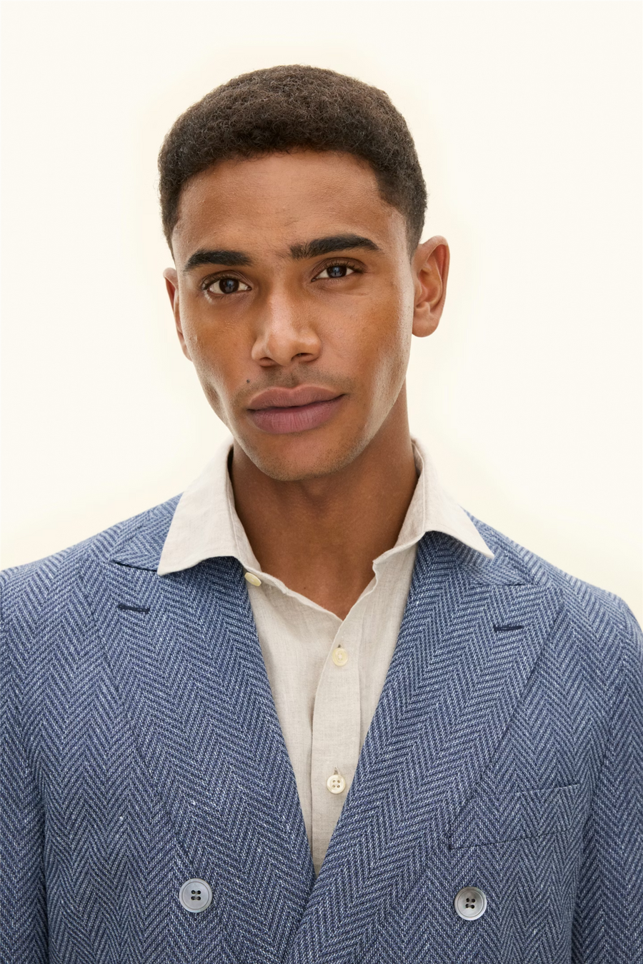 Farris Patch Soft Regular Fit Blazer Blue Tropic
