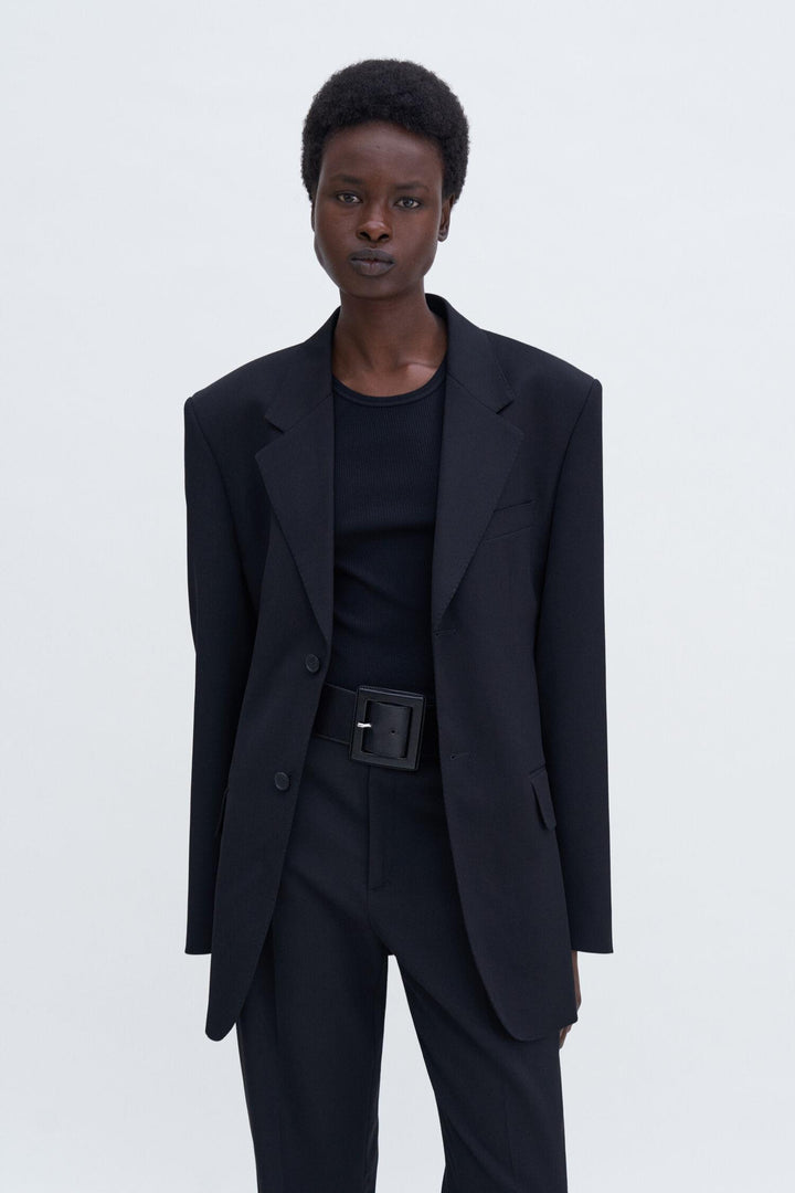 Hourglass Blazer- Black