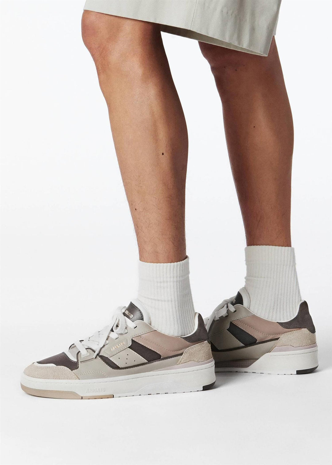 Clay Sneaker Beige/Dark Brown