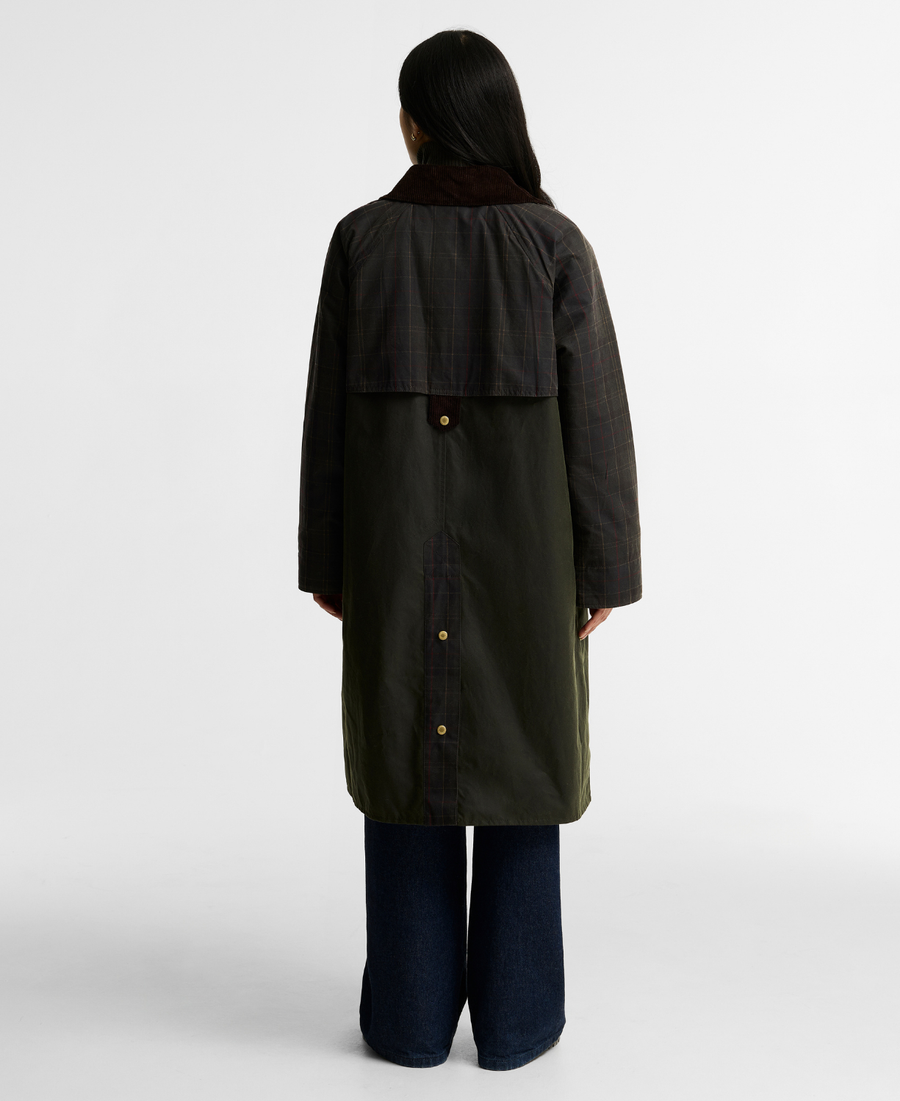 Barbour Check Kirklees vokset ytterjakke
