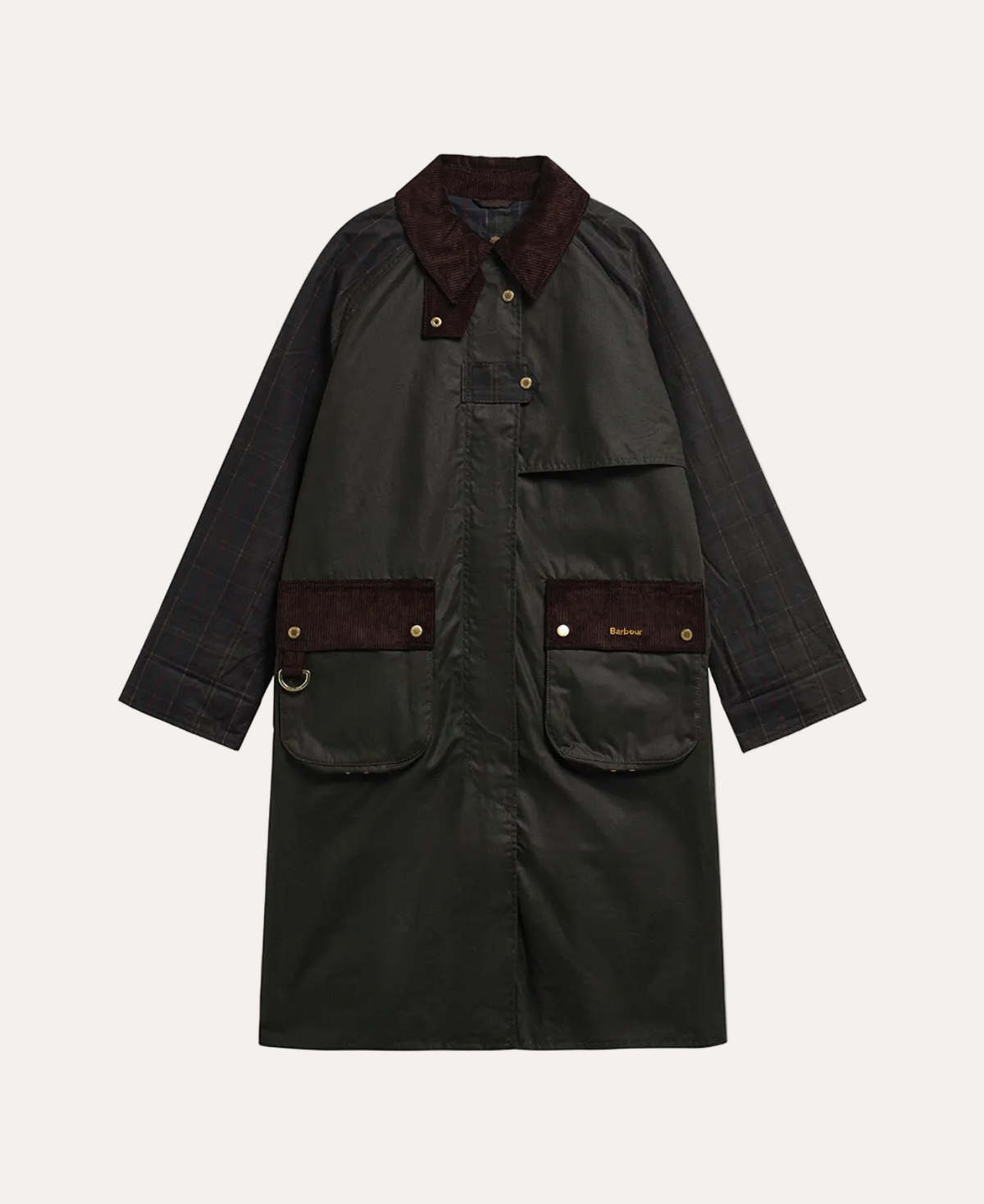 Barbour Check Kirklees vokset ytterjakke – packshot