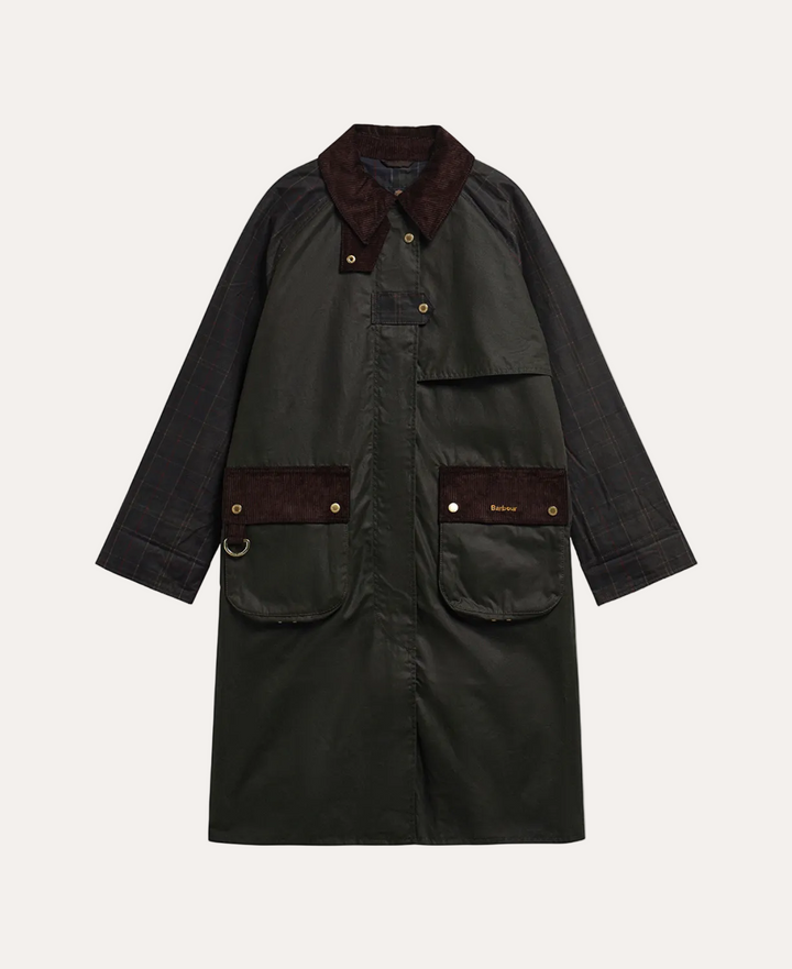 Barbour Check Kirklees vokset ytterjakke – packshot