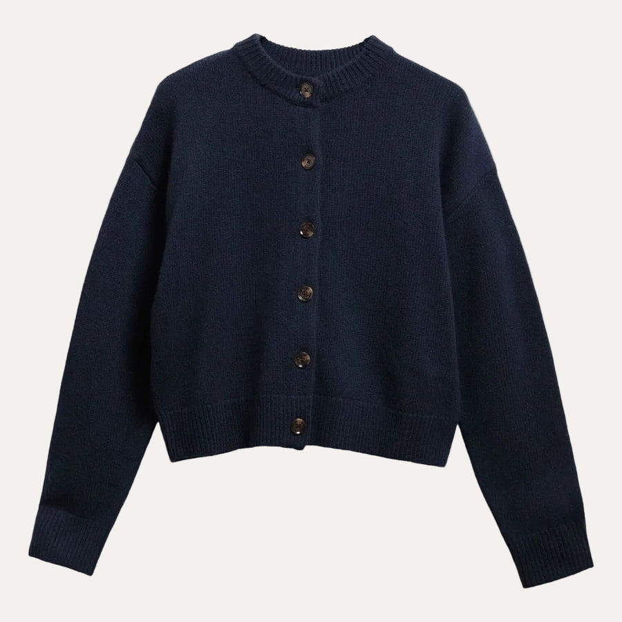 Barbour Woodhouse Knitted Cardigan Navy