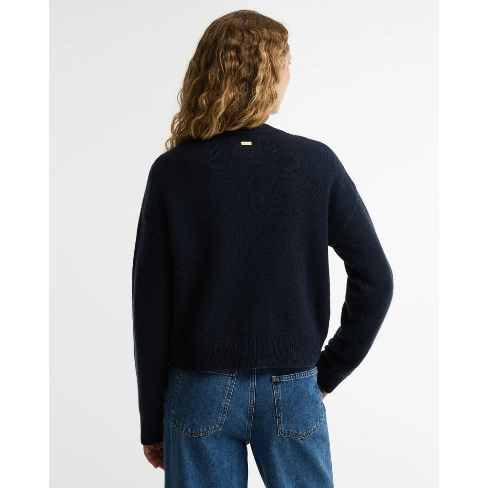Barbour Woodhouse Knitted Cardigan Navy