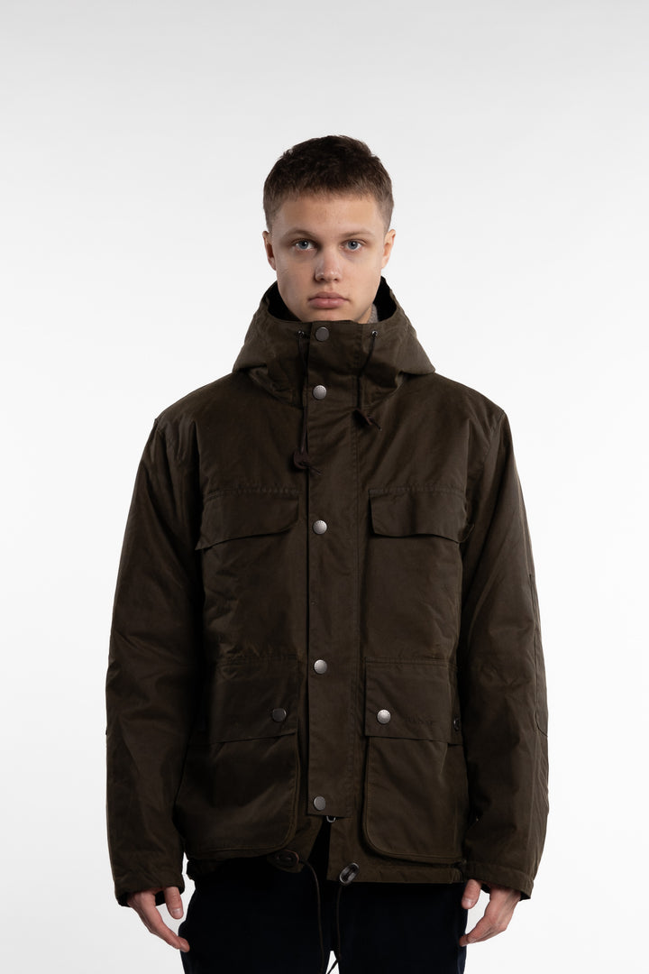 Re-Engineered Durham Wax Jacket Sage