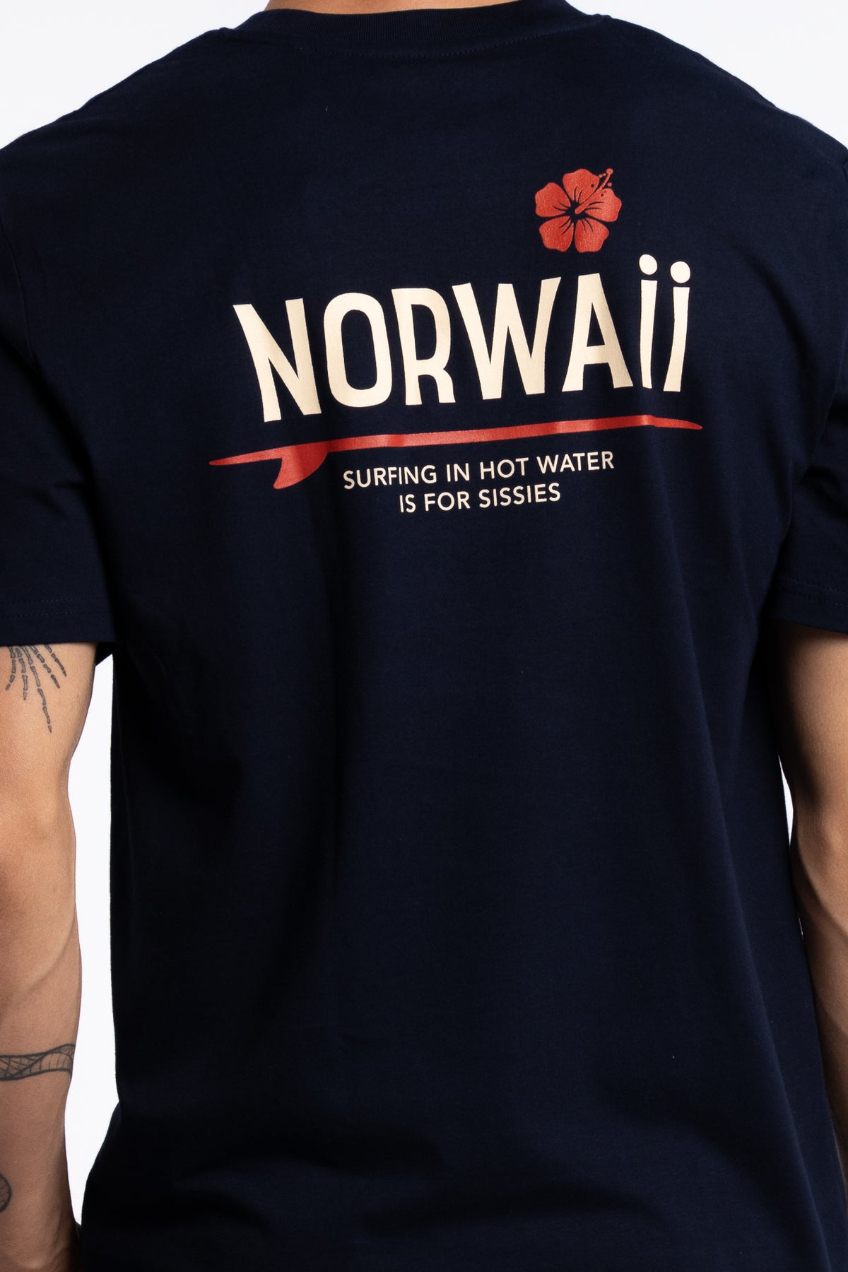 Surf Flower Tee Navy