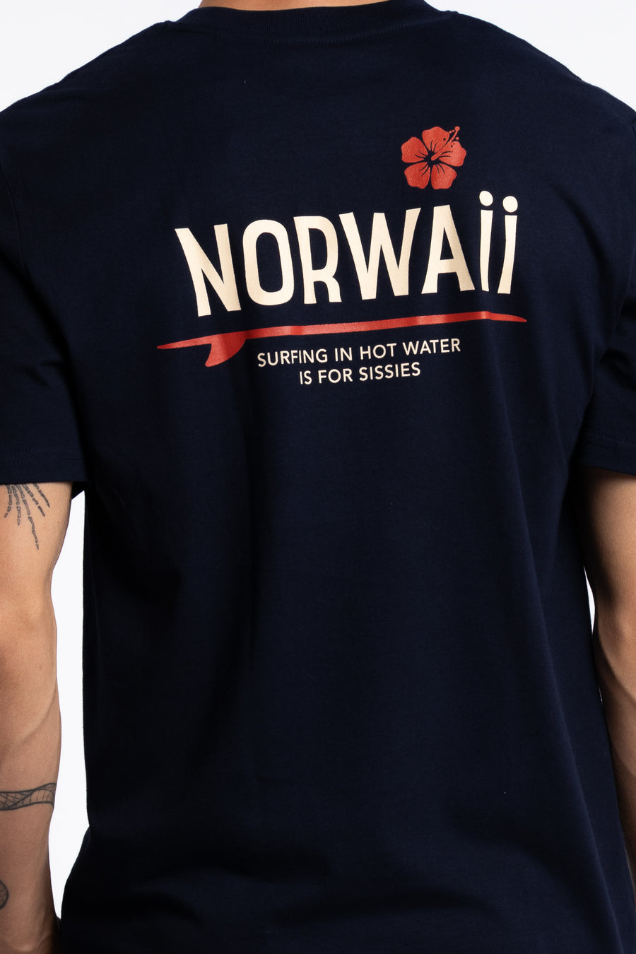 Surf Flower Tee Navy