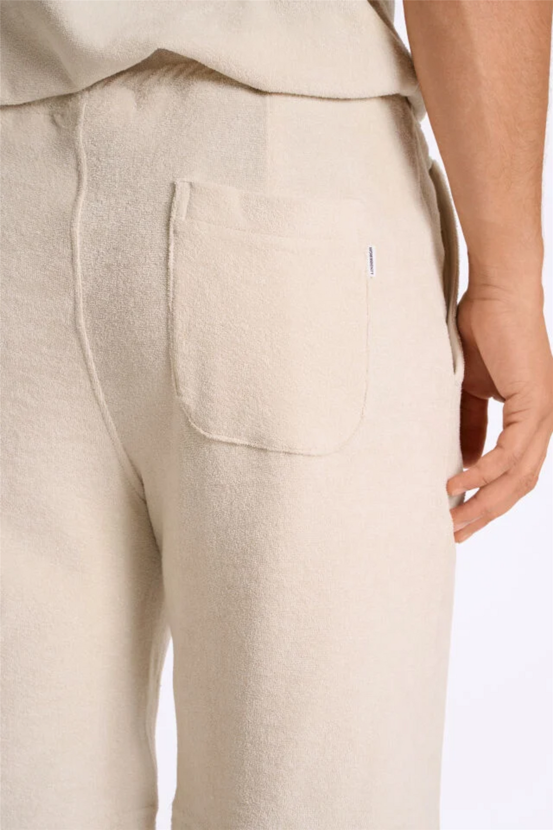 Towel Shorts W. Elastic Waist Fair Grey