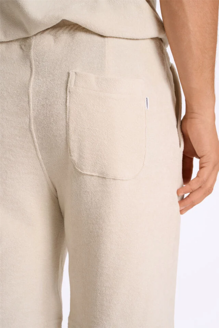 Towel Shorts W. Elastic Waist Fair Grey
