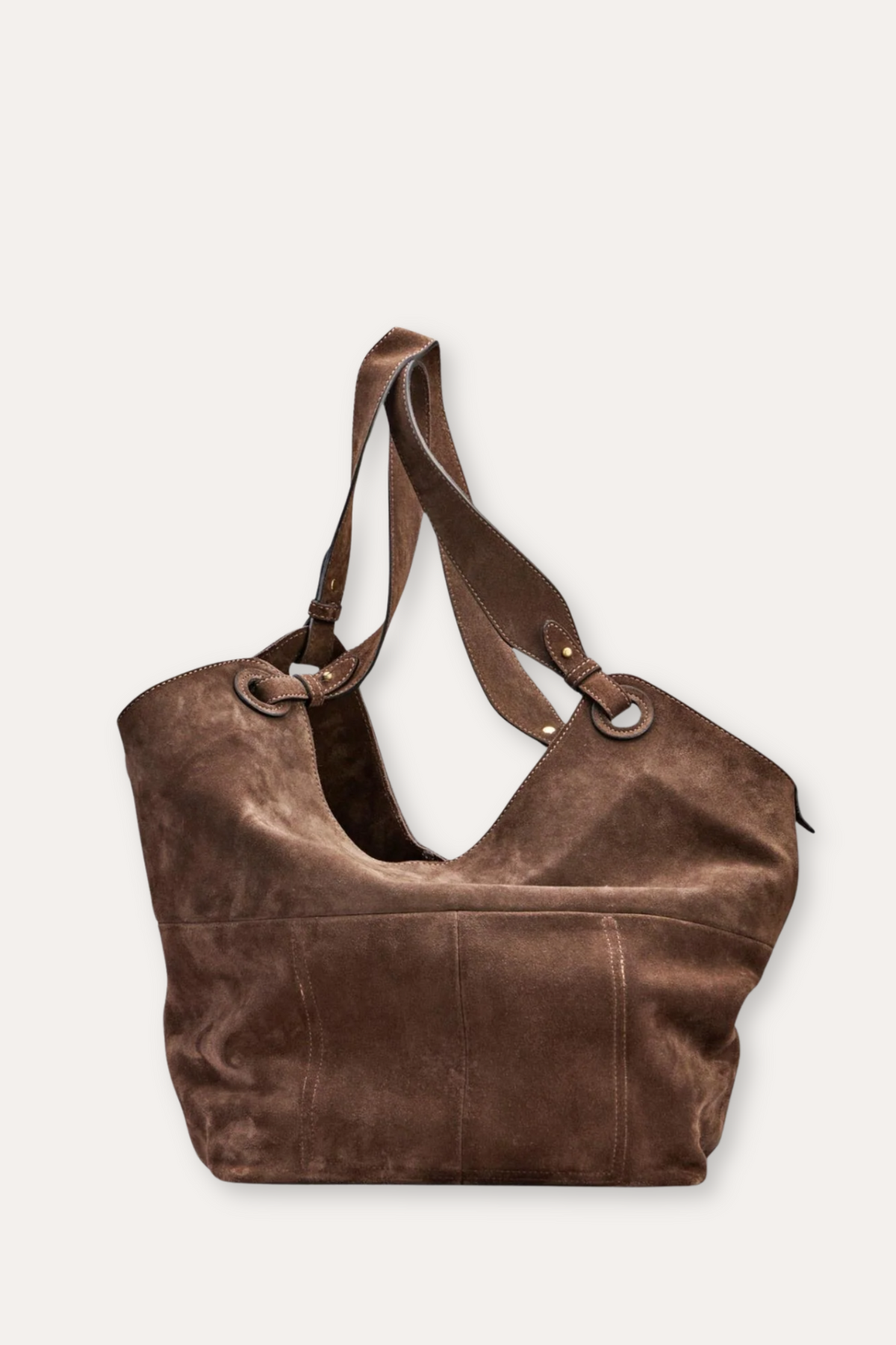 SOHO Shoulder Bag- Umber Suede