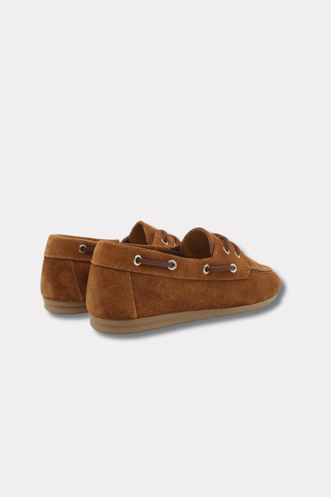 Daisy Boat Shoe - Cognac suede