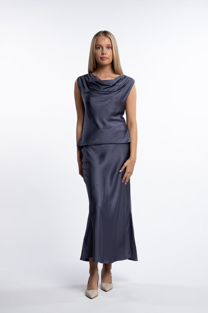 Hyro Skirt- Mid Blue