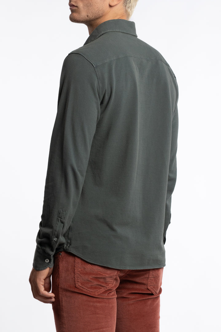Jersey Cotton Shirt Green