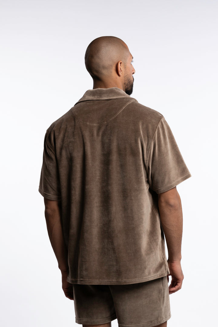 Girona Velour Shirt Morel