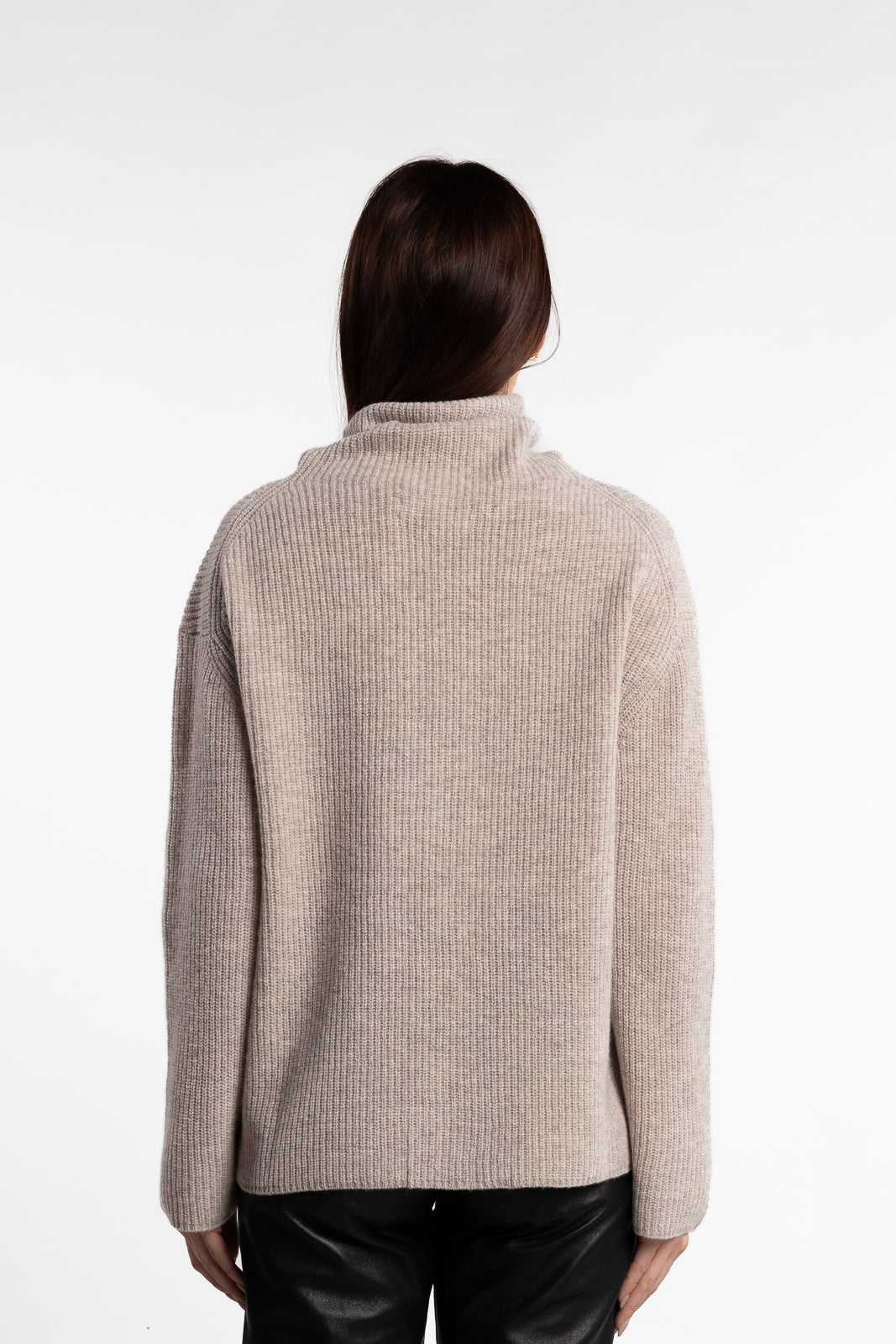 Sazlata Turtleneck 15353- Khaki Mel.