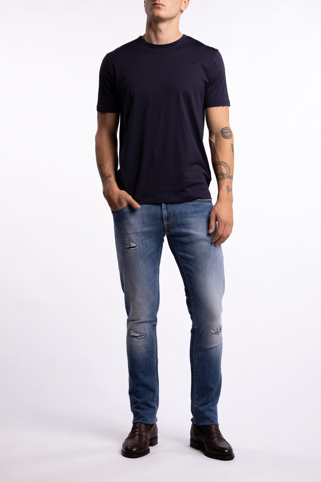Leonardo Slim Fit Comfort Jeans Soft Touch Blue