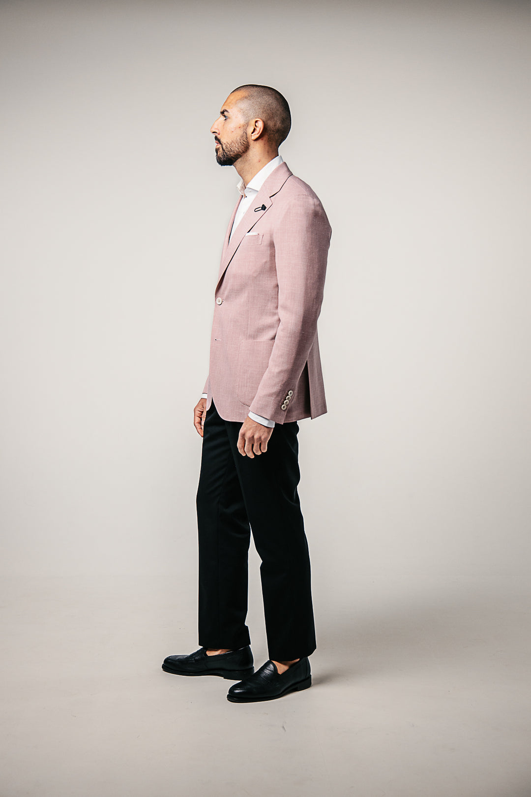 Wool/Silk Blazer Pink