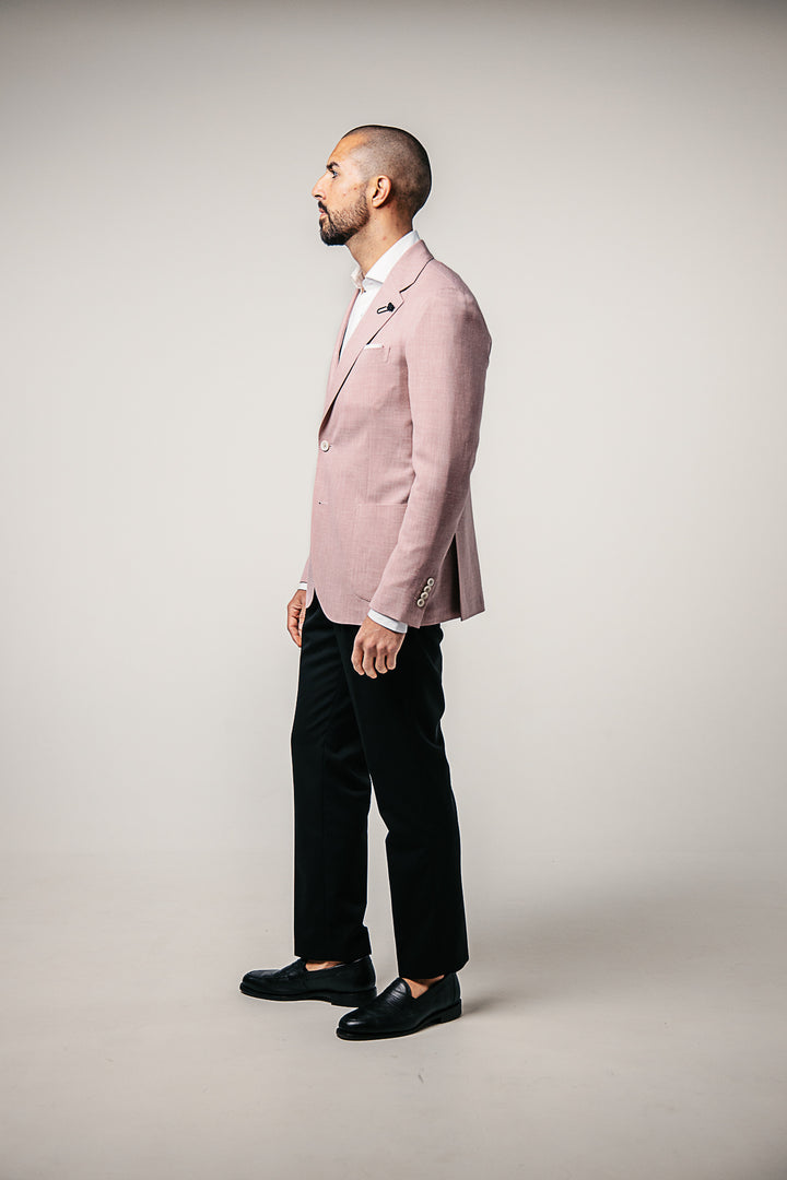 Wool/Silk Blazer Pink