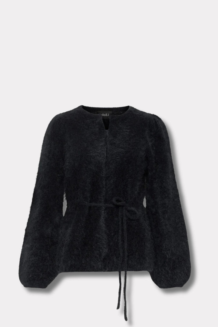 Fredrikke Chunky Cardigan- Black