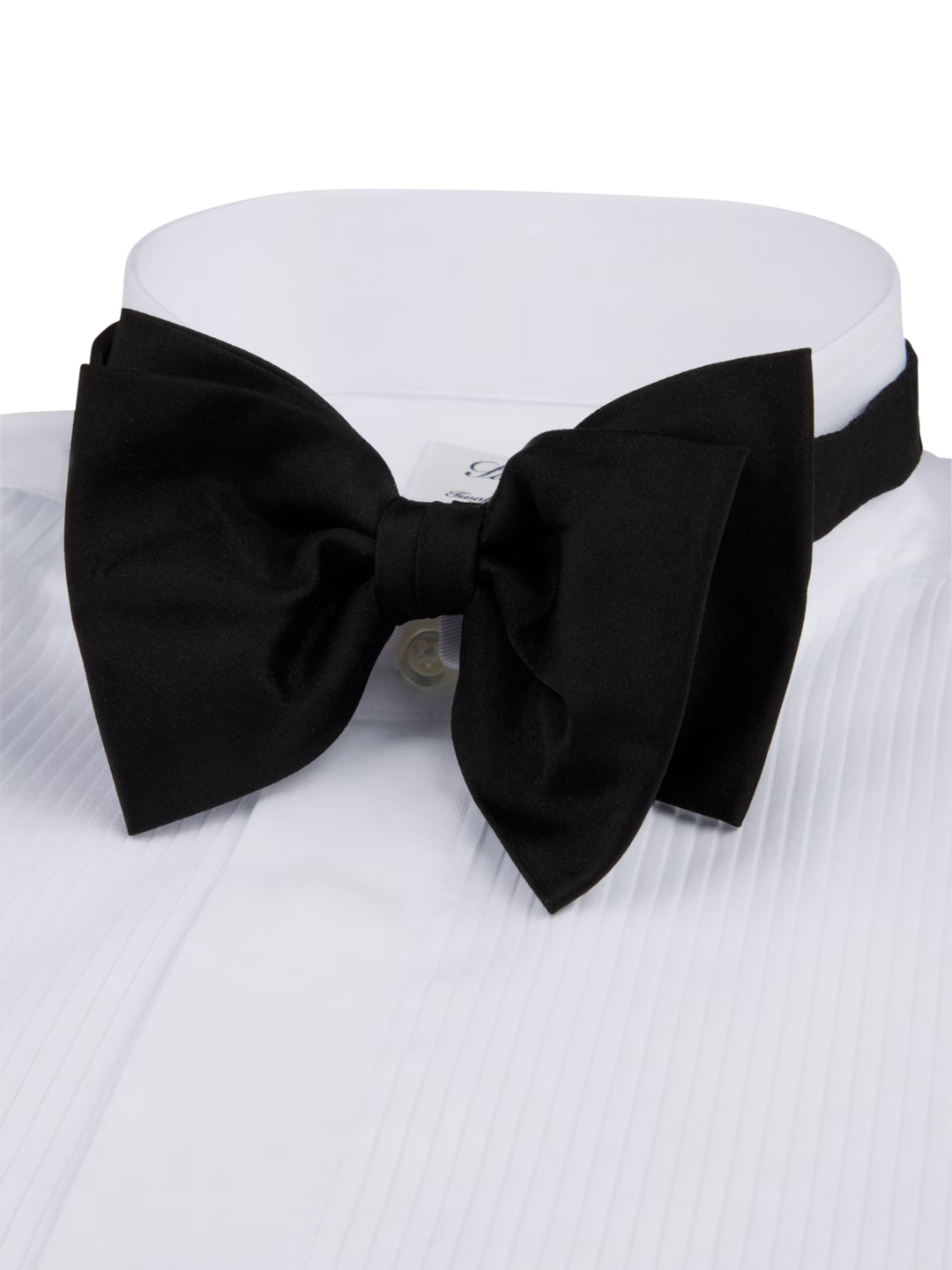 Slimline Plaza Tuxedo Smoking Shirt Wing Collar White