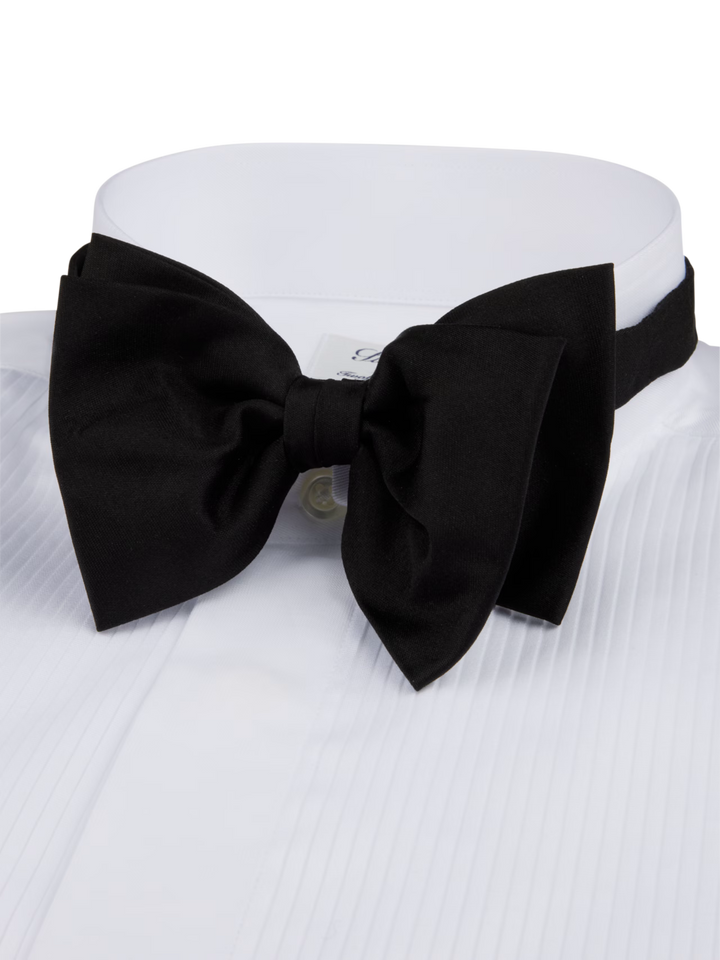Slimline Plaza Tuxedo Smoking Shirt Wing Collar White