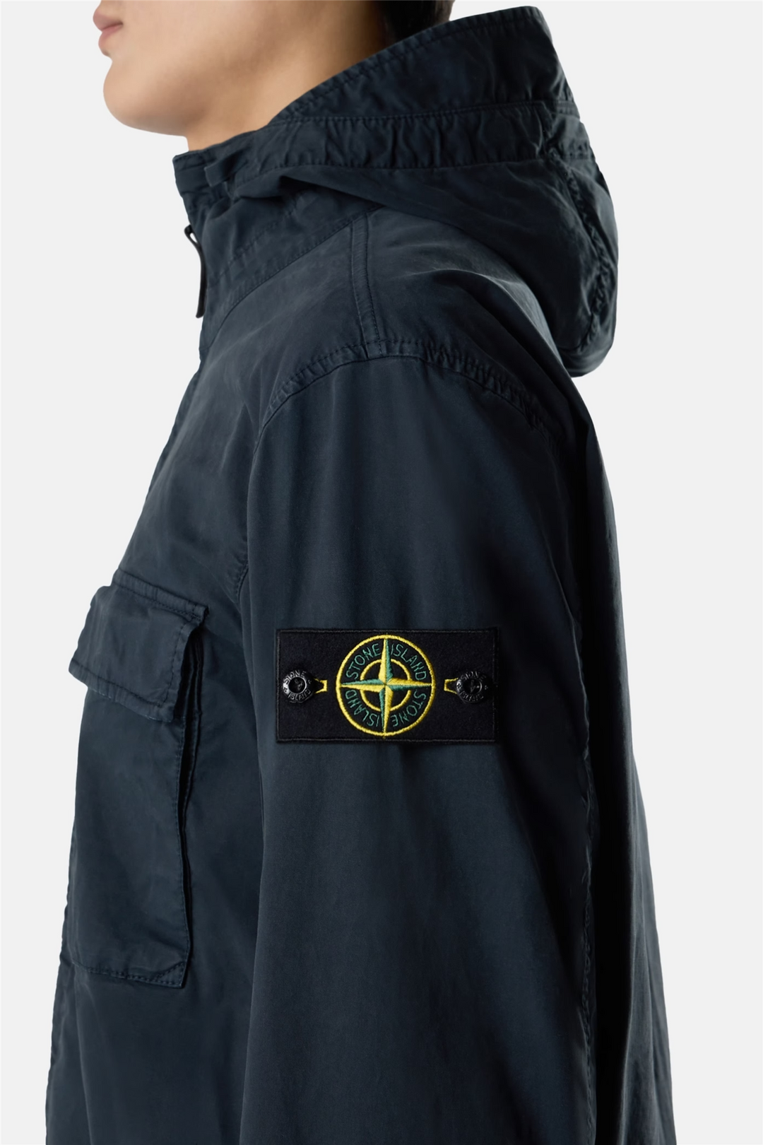 4100077 Hooded jacket with anti-drop Navy