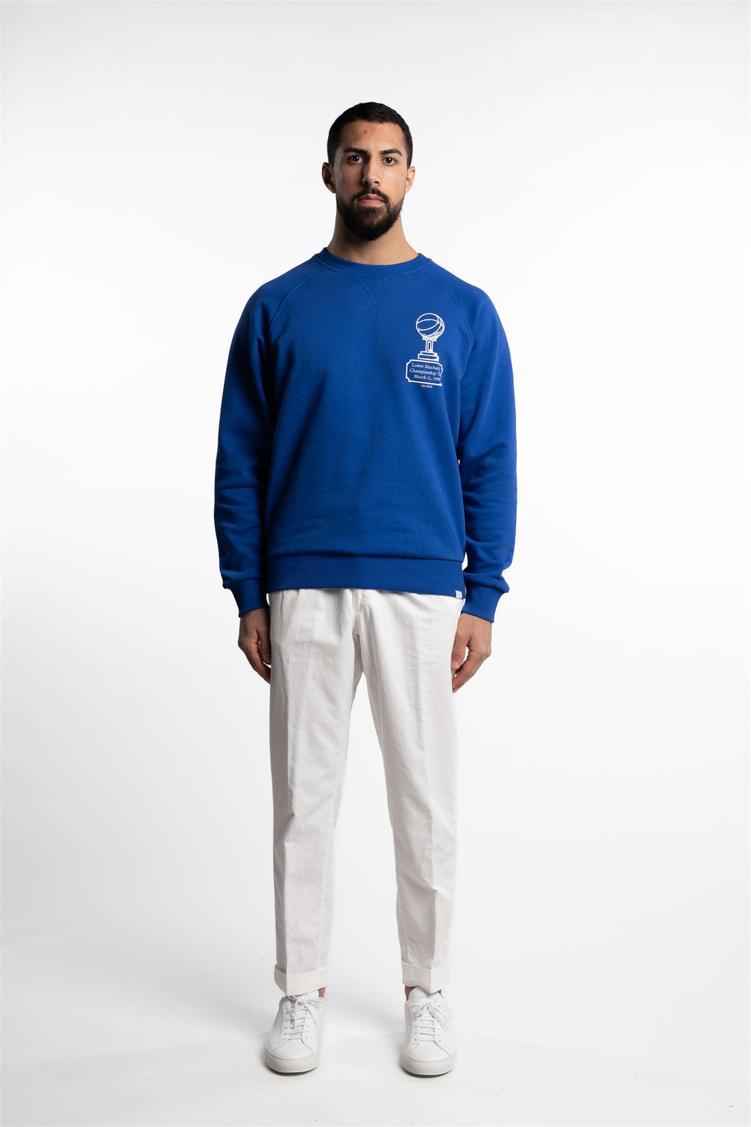 Tournament Sweatshirt Surf Blue/White