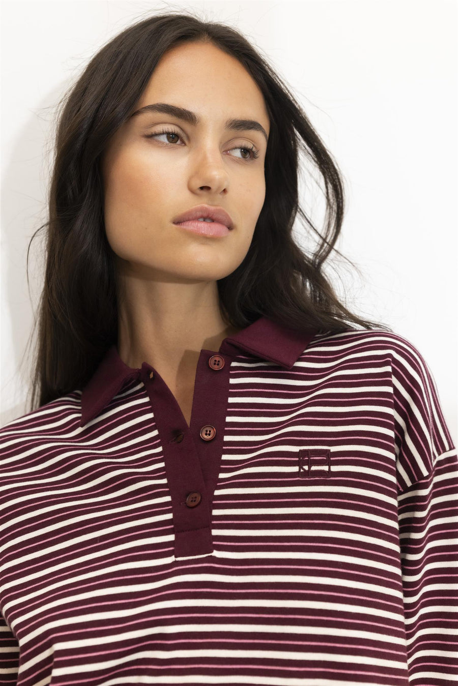 Elmer polo shirt - Deep Plum