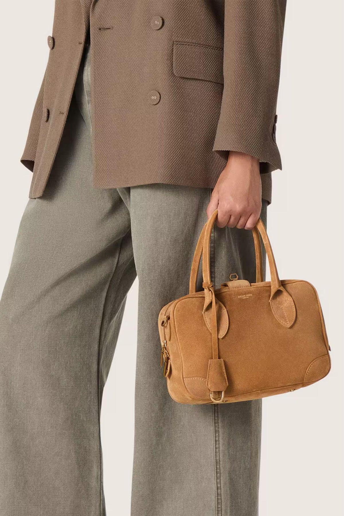 Vita Bag- Camel Suede