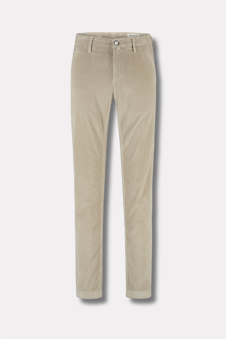 Bobby Slim Fit Corduroy Chinos Off White