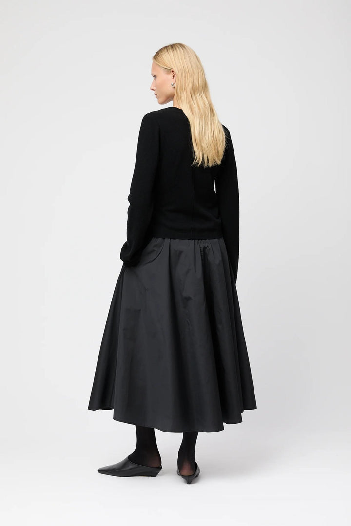 Ballet Wrap Cardigan - Jet Black