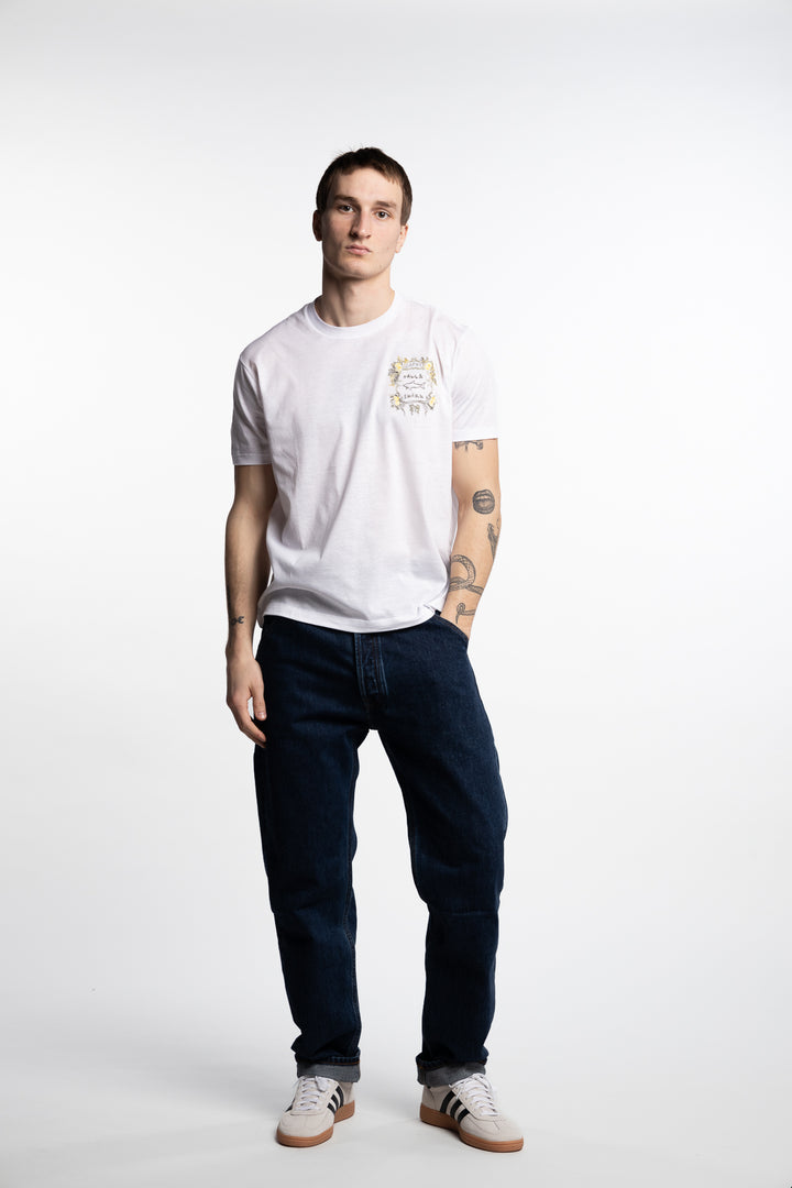 Embroided xSoft Cotton Jersey T-shirt White