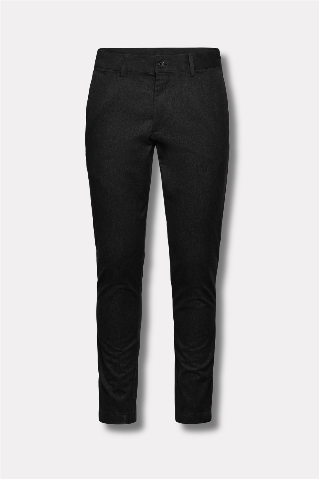 Denz Slim Fit Casual Trousers Dark Grey