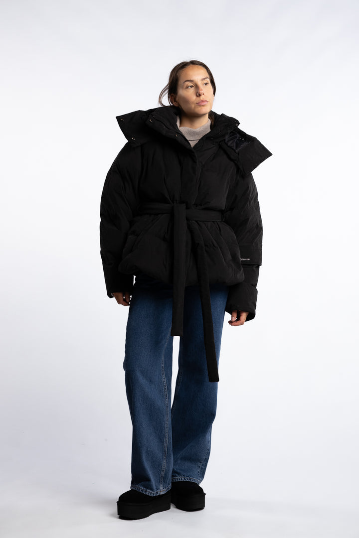 Steilia Brushed Down Jkt - Black