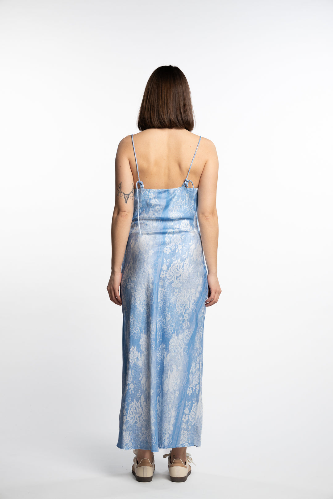 Eila Print Dress- Blue Mix