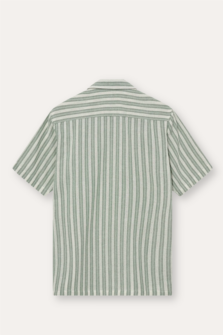 Joe Basso Stripe SS Shirt Watercress