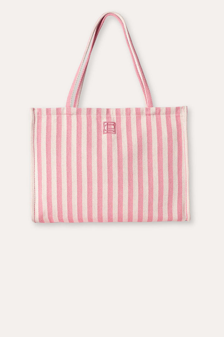 Ivy Tote bag - Light pink stripe