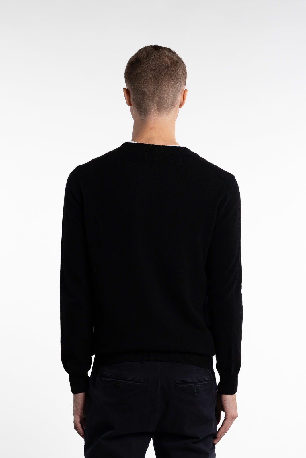 Como Wool/Cashmere Roundneck Black