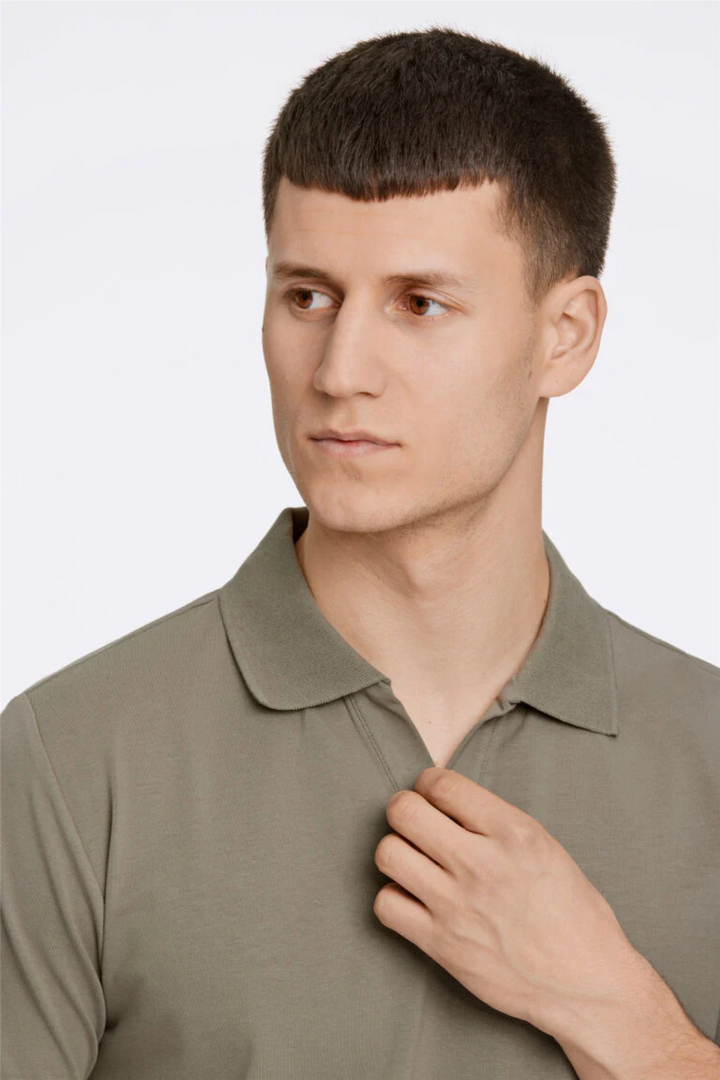 Stretch Polo Shirt S/S Lt Army