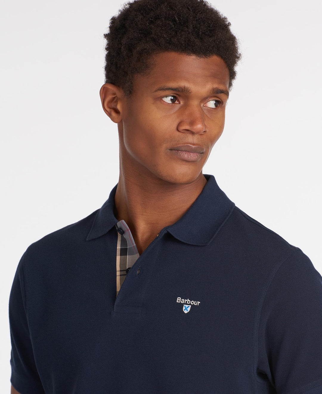 Cotton Polo Shirt Navy/Olive